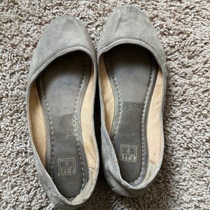 Frye Carson Ballet Flat - Gray Size 8